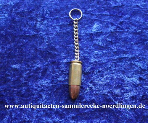 Schlüsselanhänger Deko-Patrone 9 mm Parabellum