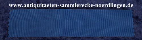Blaues Band für Dienstauszeichnungen Preußen.