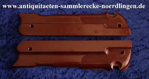 Handschutz für die Deutsche Maschinenpistole MP40 aus rotbraunen Bakelit-Imitat